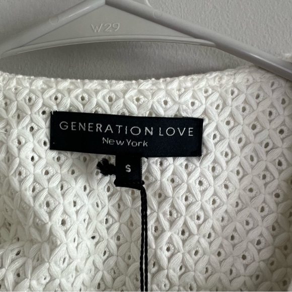 NEW Generation Love Duncan Eyelet Moto Zip Jacket Women's Size Small - Picture 4 of 9